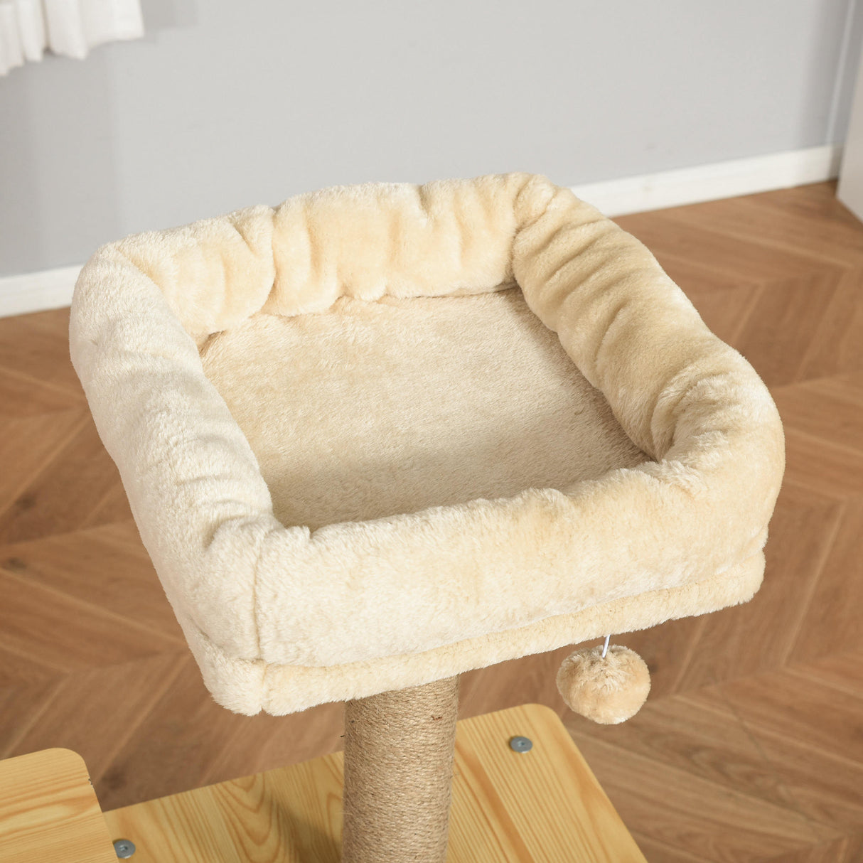 immagine-8-easycomfort-easycomfort-albero-tiragraffi-multilivello-con-casetta-amaca-scaletta-e-corde-in-juta-rivestimento-peluche-60x40x130cm-giallo