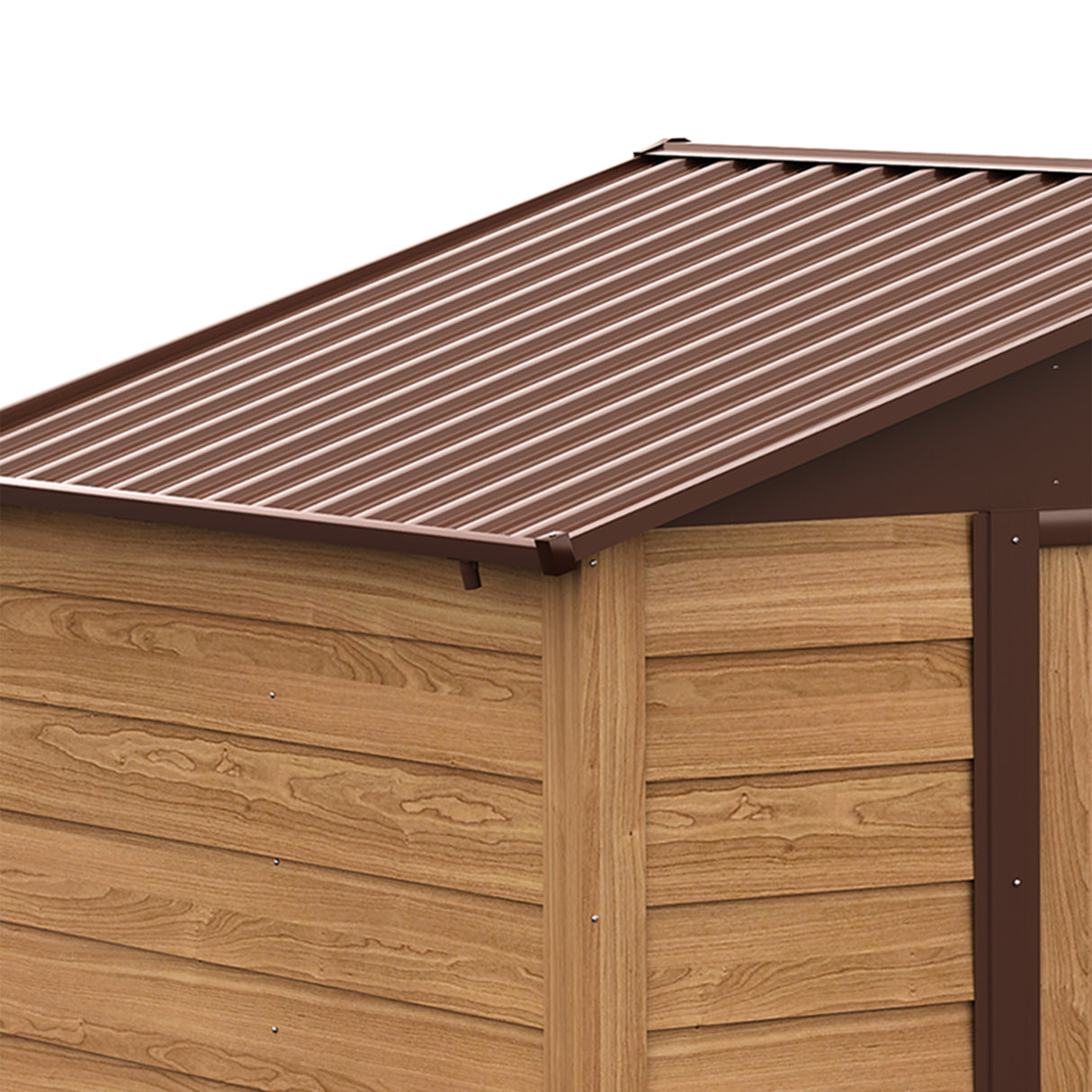 immagine-9-easycomfort-easycomfort-casetta-da-giardino-porta-attrezzi-in-acciaio-con-porte-scorrevoli-e-prese-daria-196x236x208cm-marrone