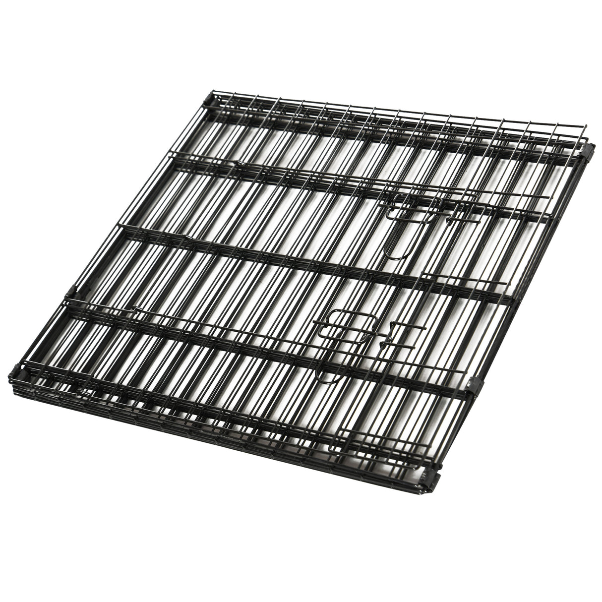 immagine-9-easycomfort-easycomfort-recinto-per-cani-da-esterno-box-gabbia-per-cani-gatti-cuccioli-roditori-recinzione-rete-8-pezzi-61-x-61cm-nero-ean-8054111840927