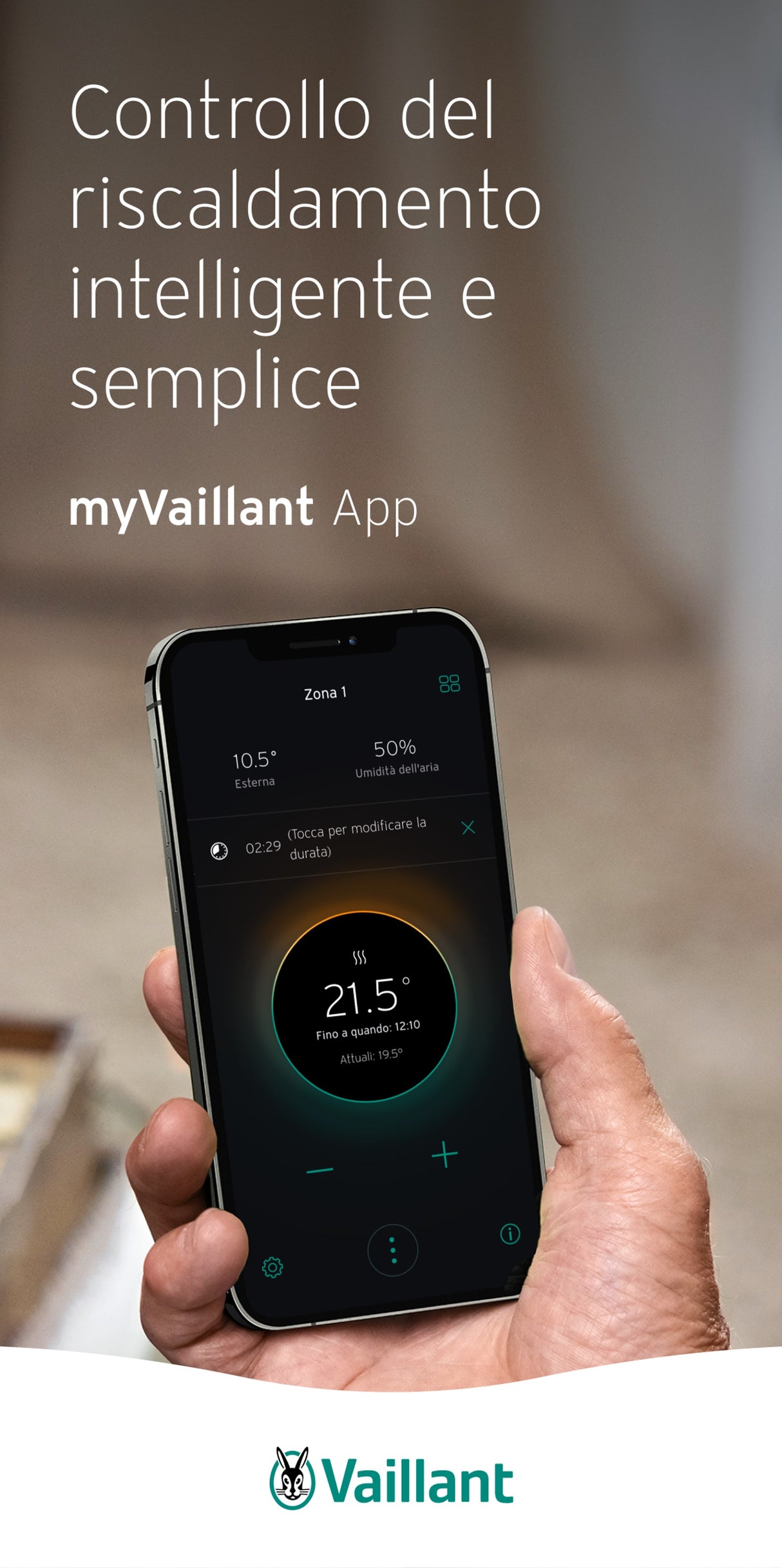 vaillant centralina climatica termostato modulante smart wi fi vaillant sensoroom connect 0010035734 vr940f vrt51f ean 4024074895542