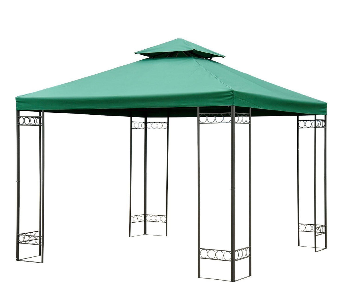 easycomfort easycomfort tetto di ricambio per gazebo da giardino doppio tetto 3x3m