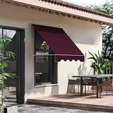 easycomfort easycomfort tenda da sole a caduta con rullo avvolgibile e angolazione regolabile 0 120 18070cm rosso