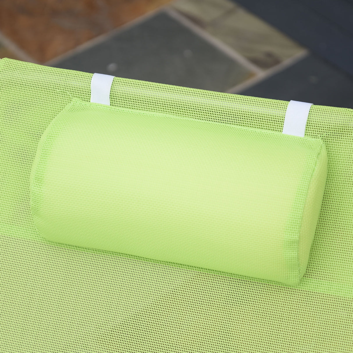 easycomfort easycomfort sdraio pieghevole reclinabile con cuscino da giardino spiaggia verde chiaro