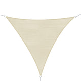 easycomfort easycomfort tenda da sole triangolare tenda a vela anti uv crema 5x5x5m