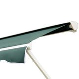 easycomfort easycomfort tenda da sole a caduta con rullo avvolgibile e angolazione regolabile 0 120 180x70cm verde