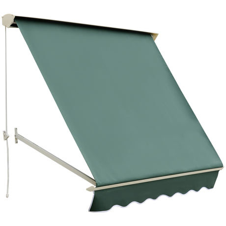 easycomfort easycomfort tenda da sole a caduta con rullo avvolgibile e angolazione regolabile 0 120 180x70cm verde