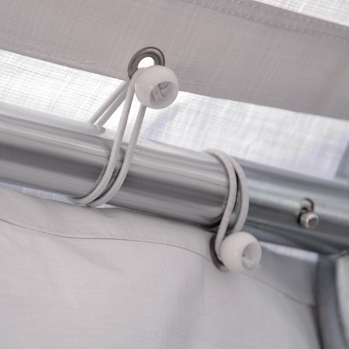 easycomfort easycomfort tendone per feste 6x4m con pareti rimovibili porte e 6 finestre bianco