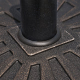 easycomfort easycomfort base per ombrellone diametro 3 8 4 8cm peso 16 8kg da giardino