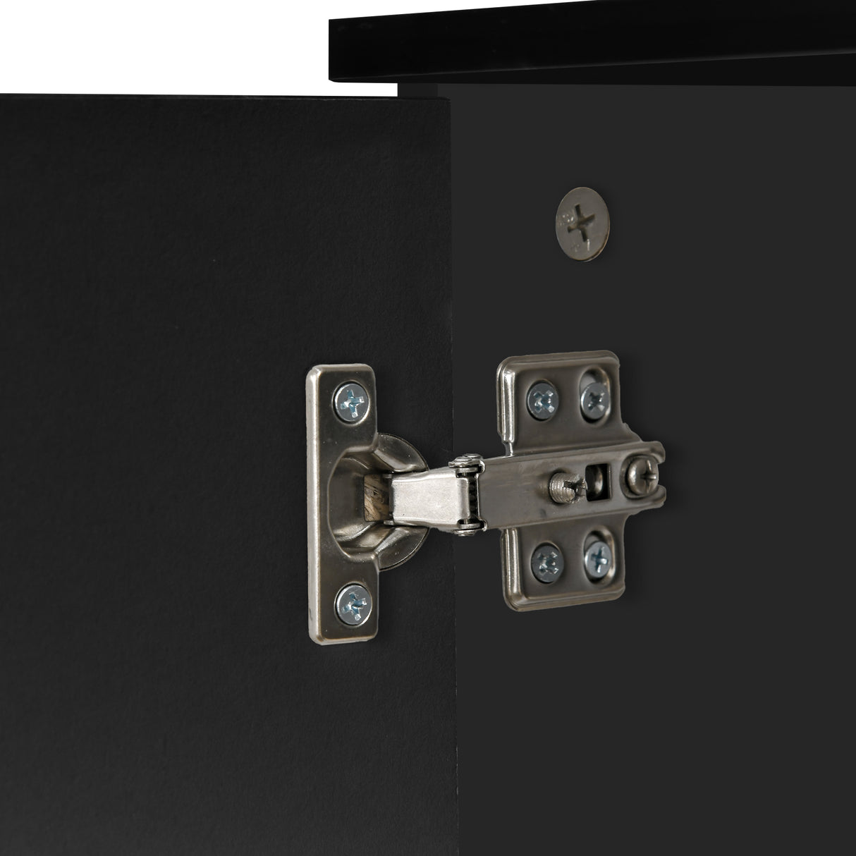 easycomfort easycomfort como mobiletto per soggiorno e camera con 3 ante e 2 cassetti nero lucido antigraffio 106 x 35 x 76 cm ean 8054111847377