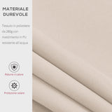easycomfort easycomfort tenda da sole a bracci per esterno regolazione con manovella 300x250cm
