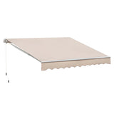 easycomfort easycomfort tenda da sole a bracci per esterno regolazione con manovella 300x250cm