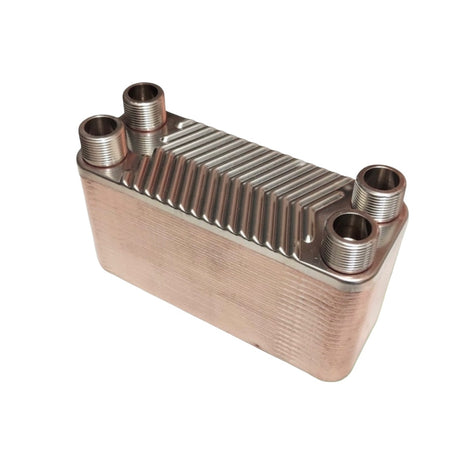 klimaline scambiatore di calore klimaline 40 piastre inox attacchi 34 termocamini caldaie