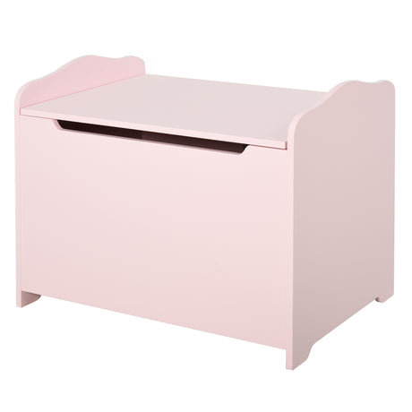 easycomfort easycomfort cassapanca contenitore portagiochi in legno rosa