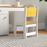 easycomfort easycomfort banco scuola e sedia per bambini da 3 6 anni con cassetto e armadietto in legno bianco
