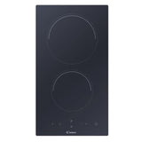 candy piano cottura elettrico candy cdh30 2 fuochi l289xp52 vetroceramica nero ean 8059019030654