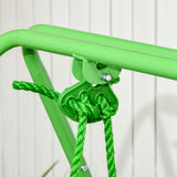easycomfort easycomfort altalena per bambini 6 36 mesi da giardino e salotto in acciaio e pe 122x146x122 cm verde