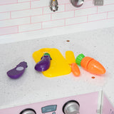 easycomfort easycomfort cucina giocattolo per bambini 3 6 anni con luci e utensili da cucina realistici in mdf e pp 84x93 5x85 cm