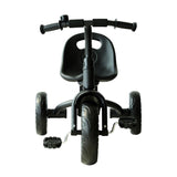 easycomfort easycomfort triciclo per bimbo con campanello parafango ruota speciale nero 74x49x55cm