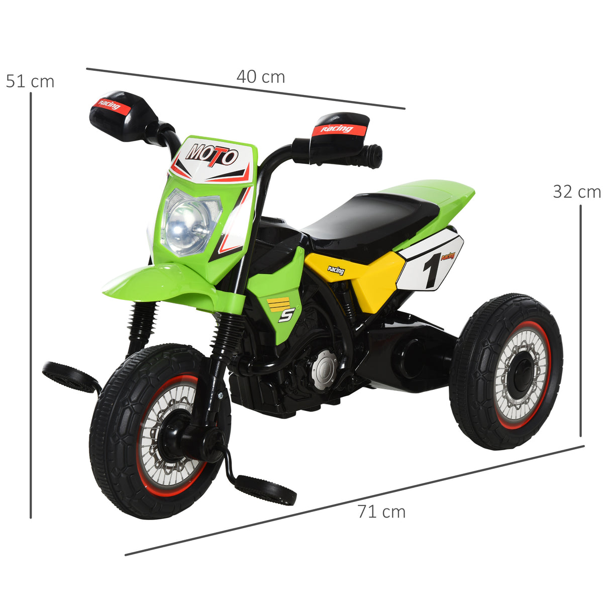 easycomfort easycomfort triciclo a pedali per bambini eta 18 36 mesi verde