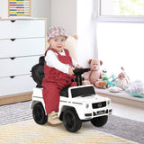 easycomfort easycomfort macchina a spinta per bambini 12 36 mesi con licenza mercedes tettuccio e maniglia di spinta 85 5x40 5x95 cm bianco