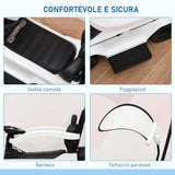 easycomfort easycomfort macchina a spinta per bambini 12 36 mesi con licenza mercedes tettuccio e maniglia di spinta 85 5x40 5x95 cm bianco