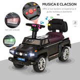 easycomfort easycomfort macchina giocattolo fuoristrada per bambini cavalcabile con volante fari e musiche eta 18 36 mesi 68x30 5x41 5cm nero