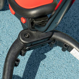 easycomfort easycomfort triciclo per bambini 18 60 mesi con manubrio regolabile e ruote chiuse 101x45x86 5 cm rosso