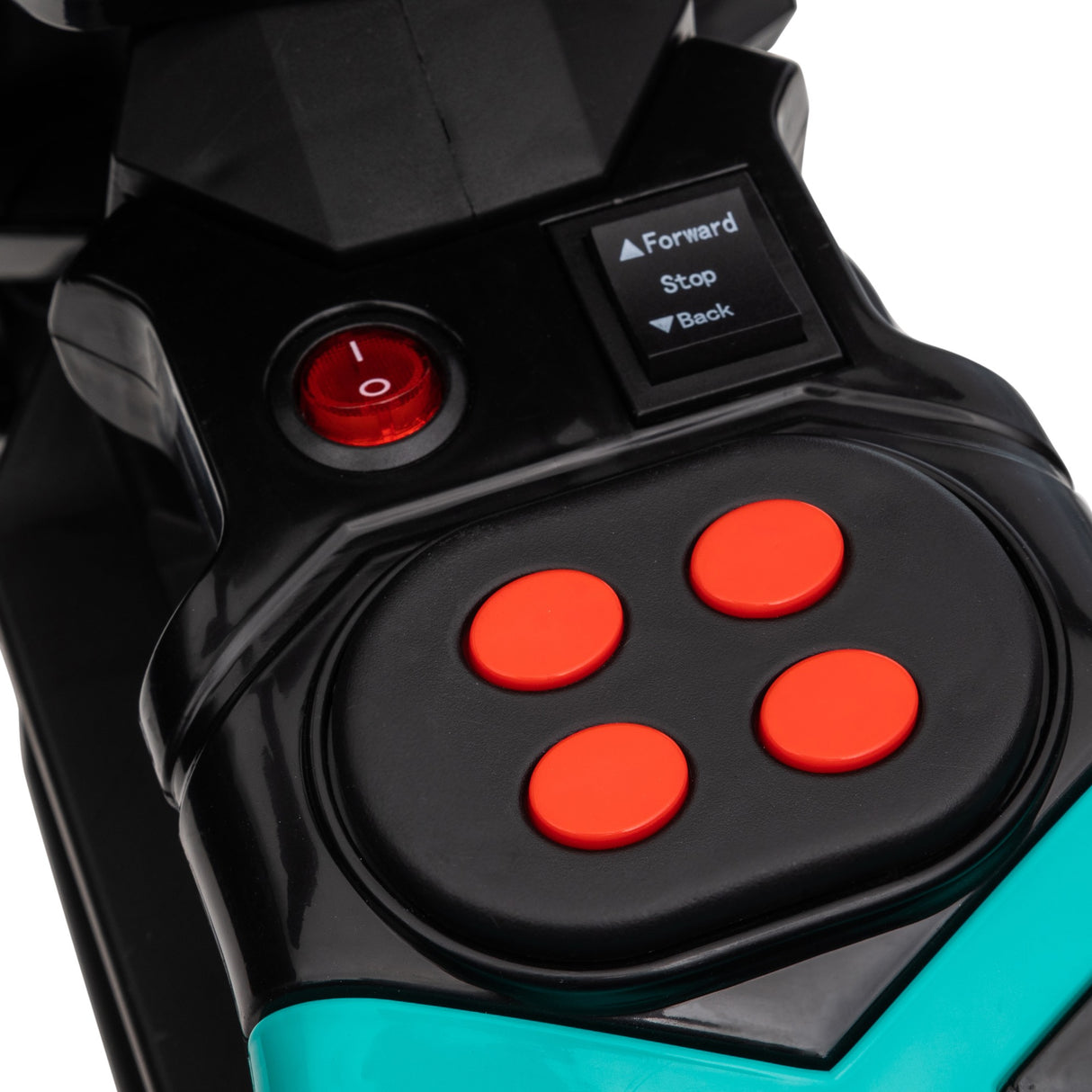 easycomfort easycomfort moto elettrica per bambini 3 5 anni in pp e metallo con rotelle clacson e musica 86x44x58 cm nera