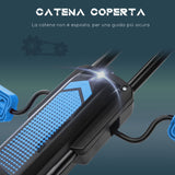 easycomfort easycomfort go kart a pedali per bambini da 5 12 anni con sedile regolabile e ruote in gonfiabili blu