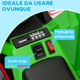 easycomfort easycomfort quad per bambini 18 36 mesi in pp e metallo velocita max 2 5 kmh 70x41 5x48 5 cm verde grigio e nero