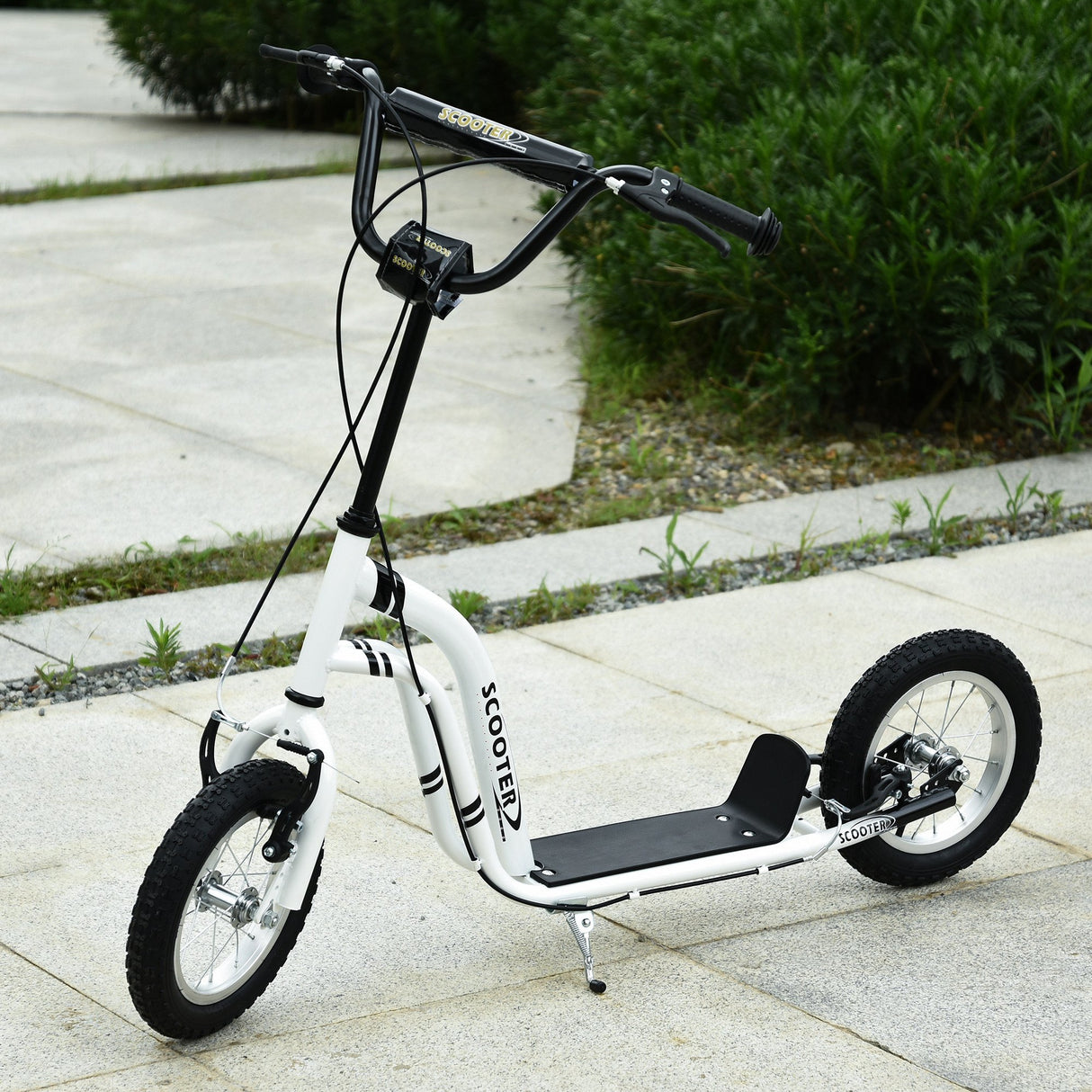 easycomfort easycomfort monopattino per bambini 5 regolabile doppi freni pneumatico gonfiabile