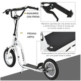 easycomfort easycomfort monopattino per bambini 5 regolabile doppi freni pneumatico gonfiabile