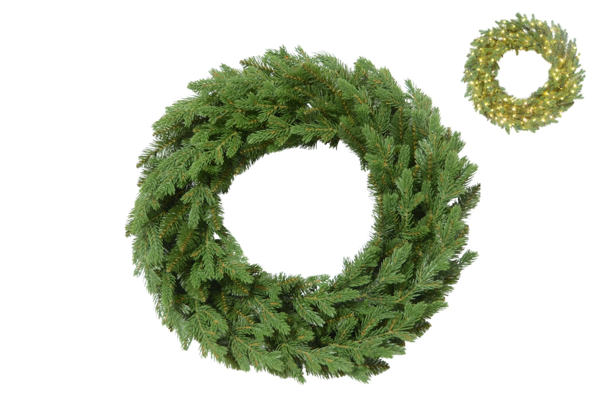 le stelle ghirlanda di natale circolare in pvc diametro 60 cm con 200 luci led incluse