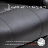 easycomfort easycomfort poltrona relax massaggiante con 8 punti 5 modalita e 2 intensita reclinabile con poggiapiedi e girevole 84x92x109cm nero