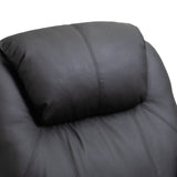 easycomfort easycomfort poltrona relax massaggiante con 8 punti 5 modalita e 2 intensita reclinabile con poggiapiedi e girevole 84x92x109cm nero
