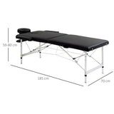 easycomfort easycomfort lettino massaggio pieghevole in legno altezza regolabile e custodia da trasporto per estetista e terapista nero