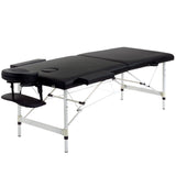 easycomfort easycomfort lettino massaggio pieghevole in legno altezza regolabile e custodia da trasporto per estetista e terapista nero