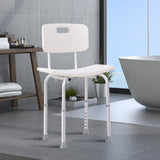 easycomfort easycomfort sedile da doccia con schienale ausilio da vasca sedia doccia altezza regolabile 8 posizioni antiscivolo ean 8054111846431