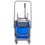 easycomfort easycomfort carrello delle pulizie professionale 2 secchi capacita 25l strizzatore 73 45 92cm ean 8054111848763