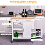 easycomfort easycomfort carrello da cucina classico con cassetti e ruote in legno salvaspazio 89x40x84cm ean 8054144134314