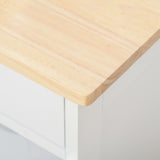 easycomfort easycomfort carrello portavivande carrellino per cucina in legno bianco con portabottiglie 1 cassetto e 3 antine 67x37x87cm