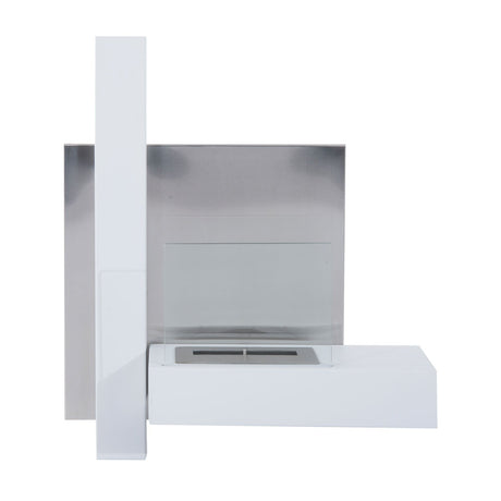 easycomfort easycomfort camino a bioetanolo in acciaio inox serbatoio 1.5lt 75 x 22 x 63cm