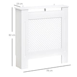 easycomfort easycomfort copritermosifone in legno a griglia bianco 78x82x19cm