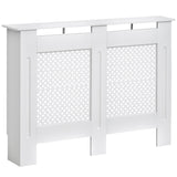 easycomfort easycomfort copritermosifone in legno a griglia bianco 111.5x82x19cm
