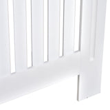 easycomfort easycomfort copritermosifone in legno mdf bianco con doghe verticali 78x19x81cm