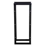 easycomfort easycomfort scaffale legnaia per interno ed esterno nero 40x25x100cm