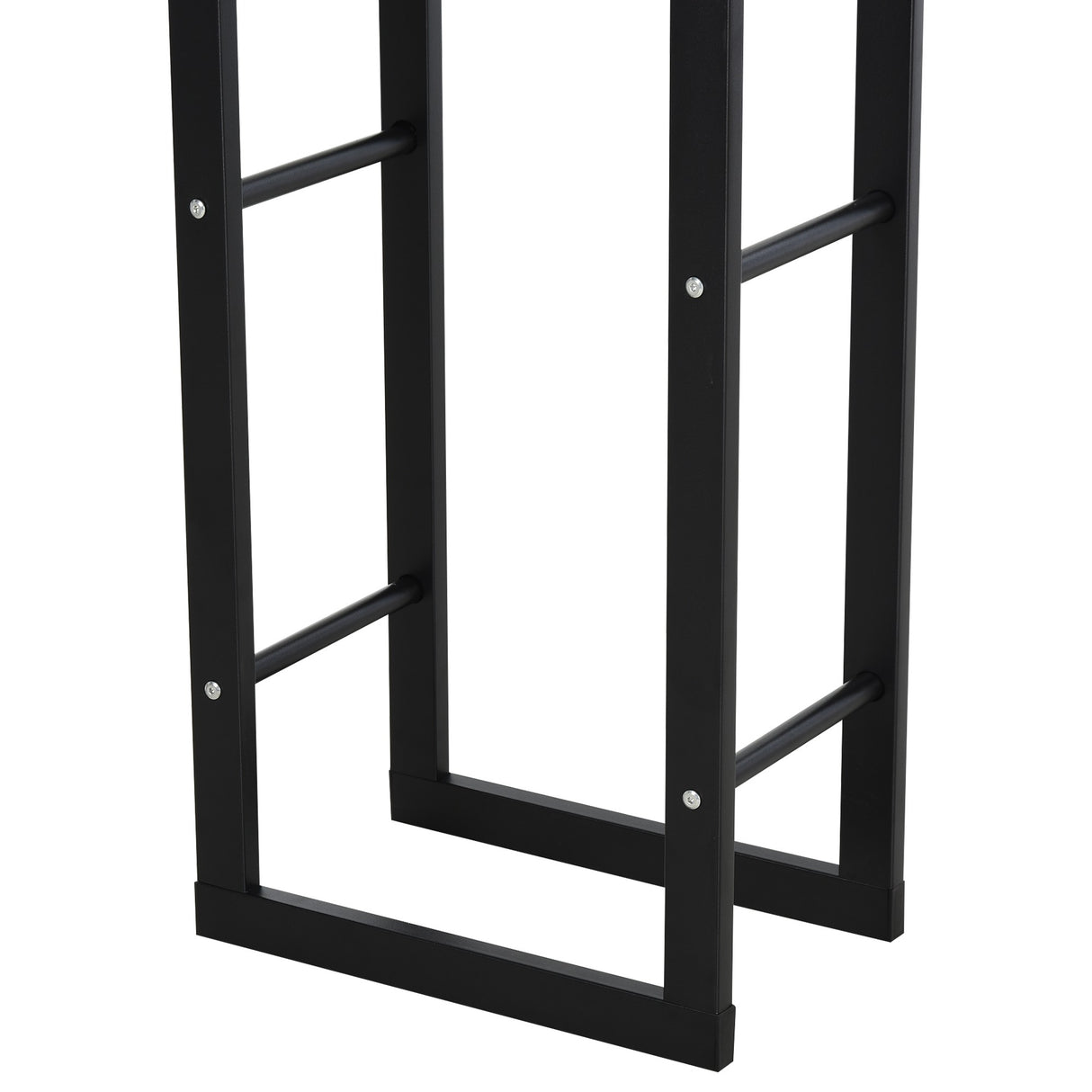 easycomfort easycomfort scaffale legnaia per interno ed esterno nero 40x25x100cm