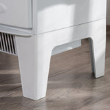 easycomfort camino elettrico da terra con effetto fiamma temperatura regolabile bianco