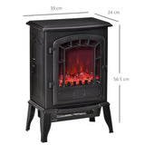 easycomfort camino elettrico con effetto fiamma temperatura regolabile copertura 20 25m nero