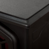 easycomfort camino elettrico con effetto fiamma temperatura regolabile copertura 20 25m nero